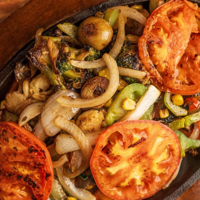 Fajita catering spread